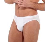 HOM Men's Slip Micro Confort Supreme Cotton Briefs, Blanc, M