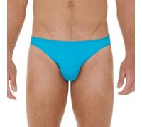 HOM Men's Slip Micro Plumes Briefs, Turquoise, S