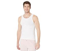 Hom Men's Supreme Cotton Tank Top Vest, White - Size: Regular