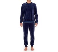 HOM Men's Sweat d'intérieur CATANE Pajama top, Navy, M