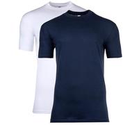 HOM Men's T-Shirt Crew Neck Pack of 2 - Tee Shirt Harro New, Short Sleeve, Round Neck, Plain