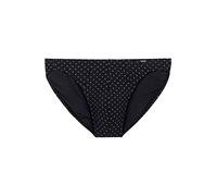 Hom, Micro Max Men's Briefs, Micro White Print on Black Background, XL