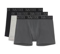 HOM Patrick #2 Long Boxer Briefs 3 Pack - Black/Grey/Grey