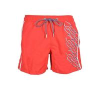HOM Play The Game Winner Swim Shorts, Red - Medium