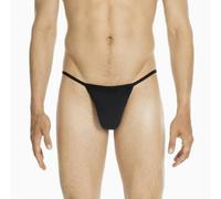 HOM Plume G-String, Black - X-Large