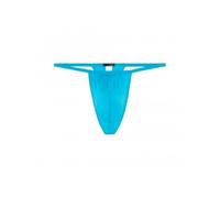 Hom Men's Plume Ultra-light G-String, Turquoise - Size: LARGE
