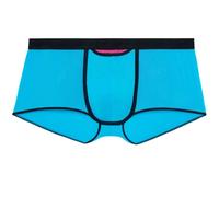 HOM Men's Boxer Court HO1 Plume UP Hipster Panties, Bleu Turquoise, S