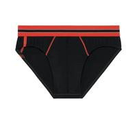 Hom Run Sports Contrast Micro Brief, Black/red - L