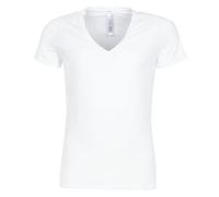 Hom Men's Supreme Cotton V-Neck T-Shirt, White - Size: Regular