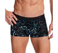 HOM Underwear, Leopard Trunk, Black, Men's Size XL, Pack of 1