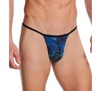 Hom Underwear, Palay G-String, Black, Men's Size L, Pack of 1