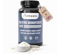 Homacia | Creatine Monohydrate Micronized Powder | Supports Muscle Growth, Strength, Recovery & Energy | 100% Pure Unflavoured Creatine 5g Scoop | 300g | UK Made