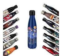 Homadict - Blue Lock Insulated Bottle - Stainless Steel Water Bottle - 12 Hour Hot and Cold Hold - Sport, Travel, Daily - 500 ml - BPA Free - Officially Licensed