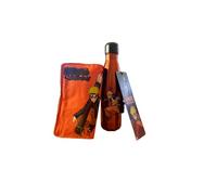 Homadict Naruto Insulated Bottle Pack + Manga Protection - Decorative Manga Style Box - Official Licensed