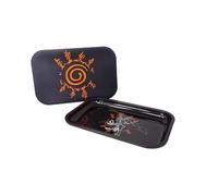 Homadict Naruto Seal Multi-Purpose Tray with Magnetic Lid for Storage, Decoration, Serving - 29 x 19 cm - Official Naruto Licence
