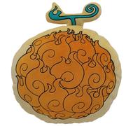 Homadict - One Piece Cushion - Mera Mera - Decorative Accessory - Soft and Fluffy - Size 40 x 40 cm - Officially Licensed One Piece