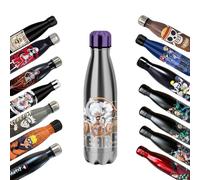 Homadict - One Piece Insulated Bottle - Stainless Steel Water Bottle - Luffy Gear 5 Running- Hot and Cold Hold 12h - Sport, Travel, Daily - 500ml - BPA Free - Official Licence