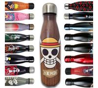 Homadict One Piece Insulated Bottle - Sunny Skull - 12 Hour Hot and Cold Hold - Sport, Travel, Daily - 500 ml - BPA Free - Officially Licensed