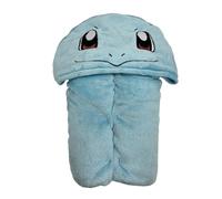 Homadict - Pokémon Hooded Blanket - Squid - 120 x 150 cm - Soft & Comfortable - Officially Licensed, Yellow