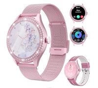 Homailida Smart Watch for Women, 1.32" Display 120+ Sports, IP68 Waterproof | Make/Answer Calls, Fitness Tracker with Heart Rate, Sleep & Female Health, Compatible with iOS & Android