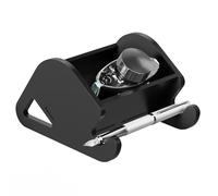 Homakover 1 Pack Acrylic Tilting Glass Ink Bottle Holder with Non-Slip Bottom, Calligraphy Oblique Nib Holder Stand, Tabel Decoration Fit for Ink bottle Pen, Ink bottle Not Include (Large)