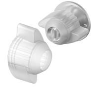 Homakover 2 Pack Door Knobs Cover, Non-Slip Silicone Door Knob Grips, Fits All Door Knob ≤1.77Inch, for Arthritis and Senior Living Aids, Protects Walls from Dents and Damage (Clear)
