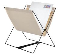 Homakover Desktop Mail Holder, Sling Style Office Desk Card Envelope Organizer Stand, Black Metal Tabletop Letter Sorter for Decor Storage Letter Postcards Bill Flowers Office Home