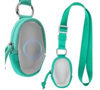 Homakover Portable Classroom Doorbell Button Lanyard Holder, Carrying Case for Universal Classroom Doorbell Button, Adjustable Doorbell Buttons Bag for Teachers (Blue)