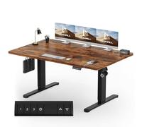 Homall Electric Standing Desk 160 x 80 cm Height Adjustable Desk with Memory Function and Anti-Collision System with Cable Management Tray