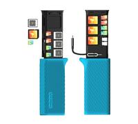 HOMAN CFexpress A Card Reader 10GBps USB 3.2, Card Case & Card Holder for Photographer,SD Card Reader 4 in 1(CFexpress-A, Blue)
