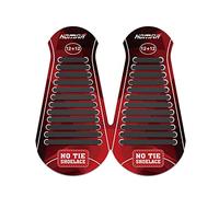 HOMAR No Tie Silicone Shoe Laces Elastic Strech Tiless Rubber Laces with 12 Colors for Kids Adults Trainers Waterproof Flat No Tie Shoelaces for Sneakers Board Shoes Casual Shoes