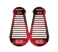 HOMAR No Tie Silicone Shoe Laces Elastic Strech Tiless Rubber Laces with 12 Colors for Kids Adults Trainers Waterproof Flat No Tie Shoelaces for Sneakers Board Shoes Casual Shoes