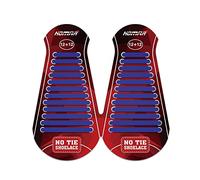 HOMAR No Tie Silicone Shoe Laces Elastic Strech Tiless Rubber Laces with 12 Colors for Kids Adults Trainers Waterproof Flat No Tie Shoelaces for Sneakers Board Shoes Casual Shoes