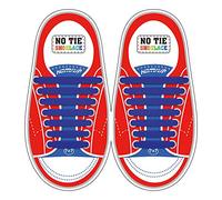 HOMAR Reflective Kids No Lock No Tie Shoelaces with High Performance - Best in No Tie Shoelace Replacement Accessories - Athletic Flat Shoe Laces - Blue