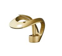 Homary Elegant Waterfall Bathroom Basin Tap Single Lever Handle Solid Brass in Gold