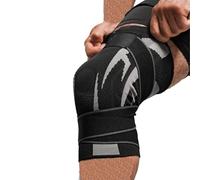 Homaskylynn Anaconda Knee Brace, Meniscus Tear Compression Sleeves with Gel Padding for Men Women, Patellar Tendon Support Strap Dual Side Stabilizer Pain Relief for Martial Athletes(1pc,M)