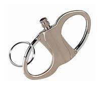 Homaskylynn Infinity Lighter, Keychain Lighter Match Strike, Permanent Waterproof Matches, Emergency Survival Fire Starter Striker, Outdoor Metal Key Chain(Silver)