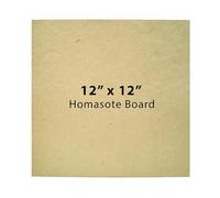 Homasote Board for Stained Glass Work Surface | Approx 12 x 12 Heat Resistant Cutting Board | Cutting Mat Stained Glass Supplies and tools for Table and Countertop Protection