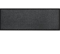 Homatz Hallway Runner Rug Heavy Duty Non-Slip Rubber Back, Grey 90x400cm Long Mat - Dirt Trapper, Water Absorbent Runner Mat, Washable Rugs, Carpet for Hallway Kitchen Living Room