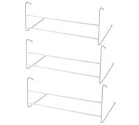Homatz Radiator Airer - 2 Bar Radiator Airer, Pack of 3, Metal Drying Rack Indoor Dryer Rail Clothes, Socks, Towel Holder