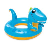 HOMAVEL Inflatable Swim Ring Summer Pool Floats - 55cm/58cm/76cm/91cm Swim Tube for Beach, Summer Water Party, Adult Swim Ring for Family Swimming Pool Fun (Dinosaur-58cm)