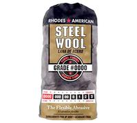 Homax 10120000 Steel Wool, 12 pad, Grade #0000, Rhodes American, Final Finish