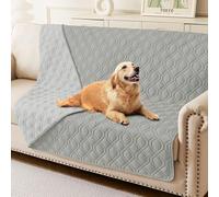 Homaxy Waterproof Dog Blanket Washable, 203X152cm, Grey+light grey | Soft Pet Blanket For Dogs Cats, Reversible Puppy Blanket for Bed Sofa Couch