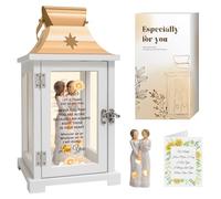 Homazing Sister Gifts Lantern - Unique Sister Gifts from Sister, Birthday Gifts for Sister Best Sister Gift Ideas for Mothers Day Christmas Thanksgiving Sisters Figurine Lantern Gifts from Sister
