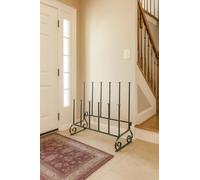 Hombella Wellington Boot Rack Stand - Stainless Steel Walking Boot Holder - Indoor & Outdoor Shoe Storage - Holds 6 Pairs of Wellies, Walking Boots or Shoes - Waterproof Shoe Stand