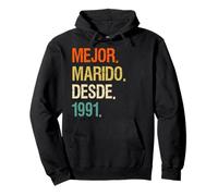 Hombre Mejor Marido Desde 1991 | 31 aniversario de boda 31 Pullover Hoodie