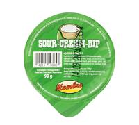 Hombre Sour Cream Dip Portion Cooling Dip Nachos Tangy Flavour 48 x 90g Tubs
