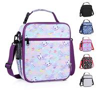 hombrima Kids Insulated Lunch Box Bag, Thermal Picnic Cool Bags with Adjustable Strap for Adults Children Women Men Boys Girls School Work (Panda)