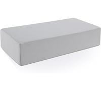 HOMBYS 100% Cotton Pillowcase for Cube Pillow-Soft and Breathable Cotton Pillowcase with Hidden Zip, 1 Pack Soft Stretch Pillow Cases Fits 90° Pillow (ONLY Pillowcase), Light Grey