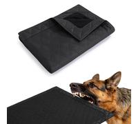 HOMBYS Edge-Reinforced Indestructible Dog Blanket 40"x28", Chew Proof Tear-Resistant & Waterproof Pet Blanket for Aggressive Chewers, Heavy-Duty Furniture Protector for Couch, Bed & Crate, Black